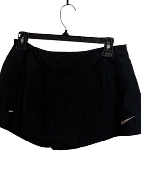 Nike Black Women's Athletic shorts with white Swoosh